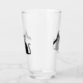 猫ハイおもしろいフィジックキャットオーナー&猫好き タンブラーグラス (右)