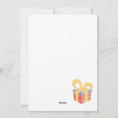 猫ハッピーバースデーカード シーズンカード (裏面)