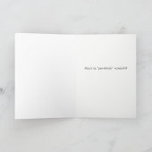 猫ハロウィンの孫娘すごいかわいい カード (内部)