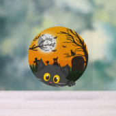 猫ハロウィンキットンハロウィーンの衣装 アクリルサイン (ニュートラル)