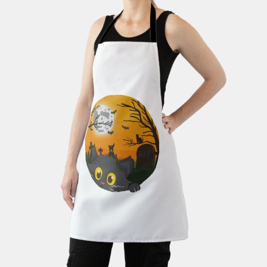 猫ハロウィンキットンハロウィーンの衣装 エプロン (インサイチュ)