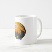 猫ハロウィンキットンハロウィーンの衣装 コーヒーマグカップ (正面右)