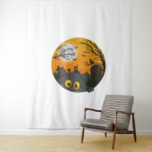 猫ハロウィンキットンハロウィーンの衣装 タペストリー (インサイチュ)