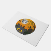 猫ハロウィンキットンハロウィーンの衣装 ドアマット (アングル)