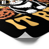 猫ハロウィンン実在プおもしろいンG ポスター (角)