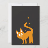 猫ハロウィン不気味の誕生会を開こう 招待状 (裏面)
