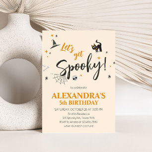 猫ハロウィン不気味の誕生会を開こう 招待状