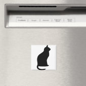 猫ハロウィーンブラックシルエット マグネット (インサイチュ (食洗機))