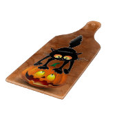 猫ハロウィーン怖いカボチャの漫画 カッティングボード (角)