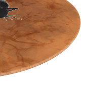 猫ハロウィーン怖いカボチャの漫画 カッティングボード (角)