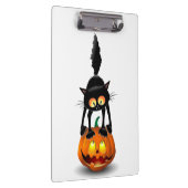 猫ハロウィーン怖いカボチャの漫画 クリップボード (右)