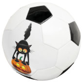 猫ハロウィーン怖いカボチャの漫画 サッカーボール (3/4)