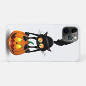 猫ハロウィーン怖いカボチャの漫画 Case-Mate iPhoneケース (裏面(横))