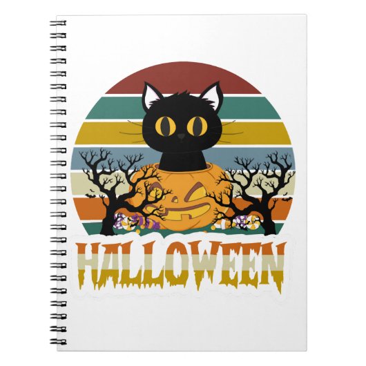 猫ハロウィーン ノートブック (正面)