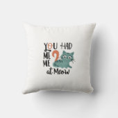 猫ハート枕 クッション (裏面)