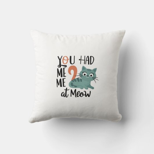 猫ハート枕 クッション (裏面)