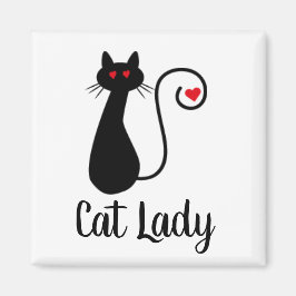 猫ハート磁石 マグネット