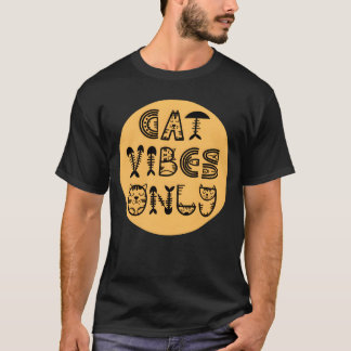 猫バイブス限定家族 Tシャツ
