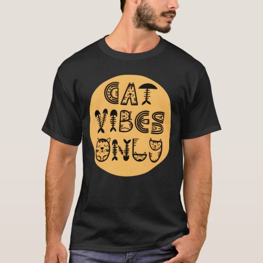 猫バイブス限定家族 Tシャツ (正面)