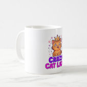 猫バカ女子 マグカップ (正面左)