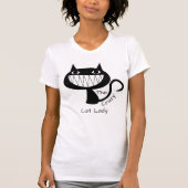 猫バカ女子 Tシャツ (正面)