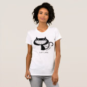 猫バカ女子 Tシャツ (正面フル)