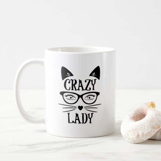 猫バカ女 コーヒーマグカップ (ドーナツ)