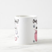猫バカ？おもしろ猫好きギフト コーヒーマグカップ (中央)