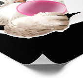 猫バブルガムかわいい猫 ポスター (角)