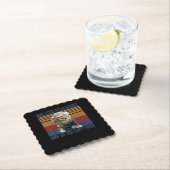 猫パイロットマイク・エコー・オスカー・ウィスキーの衣装ギフト ペーパーコースター (インサイチュ)