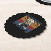 猫パイロット·マイク·エコー·オスカー·ウィスキーの衣装贈り物 ペーパーコースター (アングル)