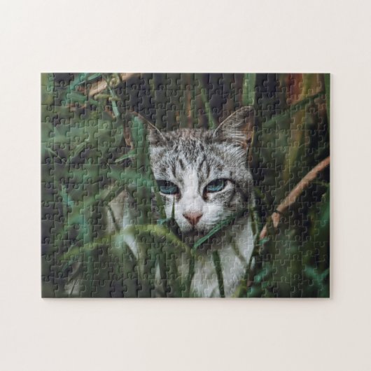 猫パズル猫写真動物写真猫 ジグソーパズル (横)