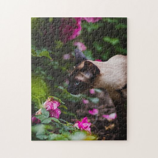 猫パズル猫写真動物写真猫 ジグソーパズル (縦)