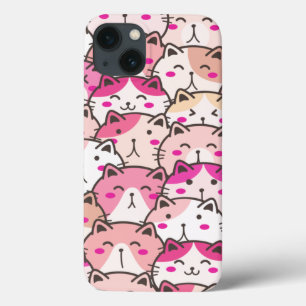 猫パタおもしろいンカラフルペット iPhone 13ケース