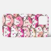 猫パタおもしろいンカラフルペット Case-Mate iPhoneケース (裏面 (横))