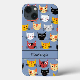猫パタパーソナライズされたーン Case-Mate iPhone 14ケース