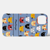 猫パタパーソナライズされたーン Case-Mate iPhoneケース (裏面 (横))