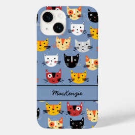 猫パタパーソナライズされたーン Case-Mate iPhone 14ケース