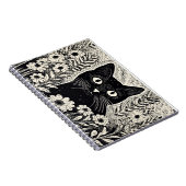 猫パターンスケッチ ノートブック (右側)