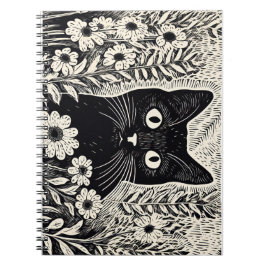 猫パターンスケッチ ノートブック