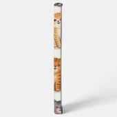 猫パターン銀河系ケース SAMSUNG GALAXYケース (左側面)