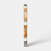 猫パターン銀河系ケース SAMSUNG GALAXYケース (左側面)