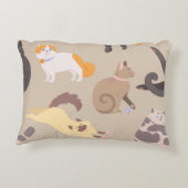 猫パターン アクセントクッション (裏面)