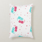 猫パターン アクセントクッション (正面(垂直))