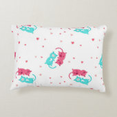 猫パターン アクセントクッション (裏面)