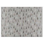 猫パターン カッティングボード (正面)