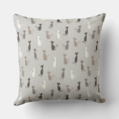 猫パターン クッション (裏面)