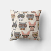 猫パターン クッション (裏面)