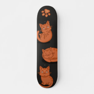 猫パターン スケートボード