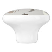 猫パターン セラミックノブ (側面)